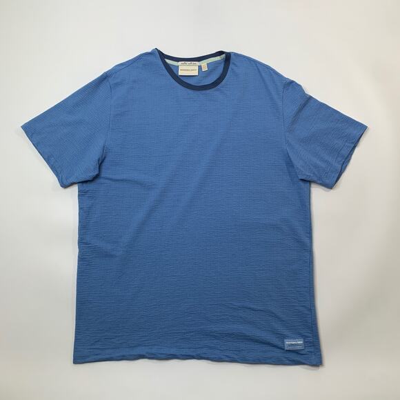 Scotch & Soda Shirt Mens XL Extra Large Copen Blue Stretch Cotton Crew Neck Tee - Picture 2 of 11